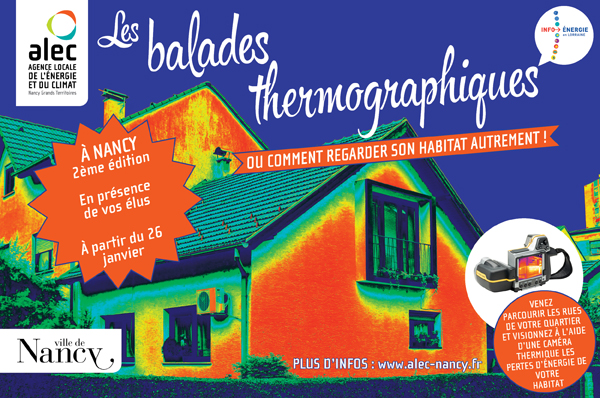 3ème édition des balades thermographiques à Nancy