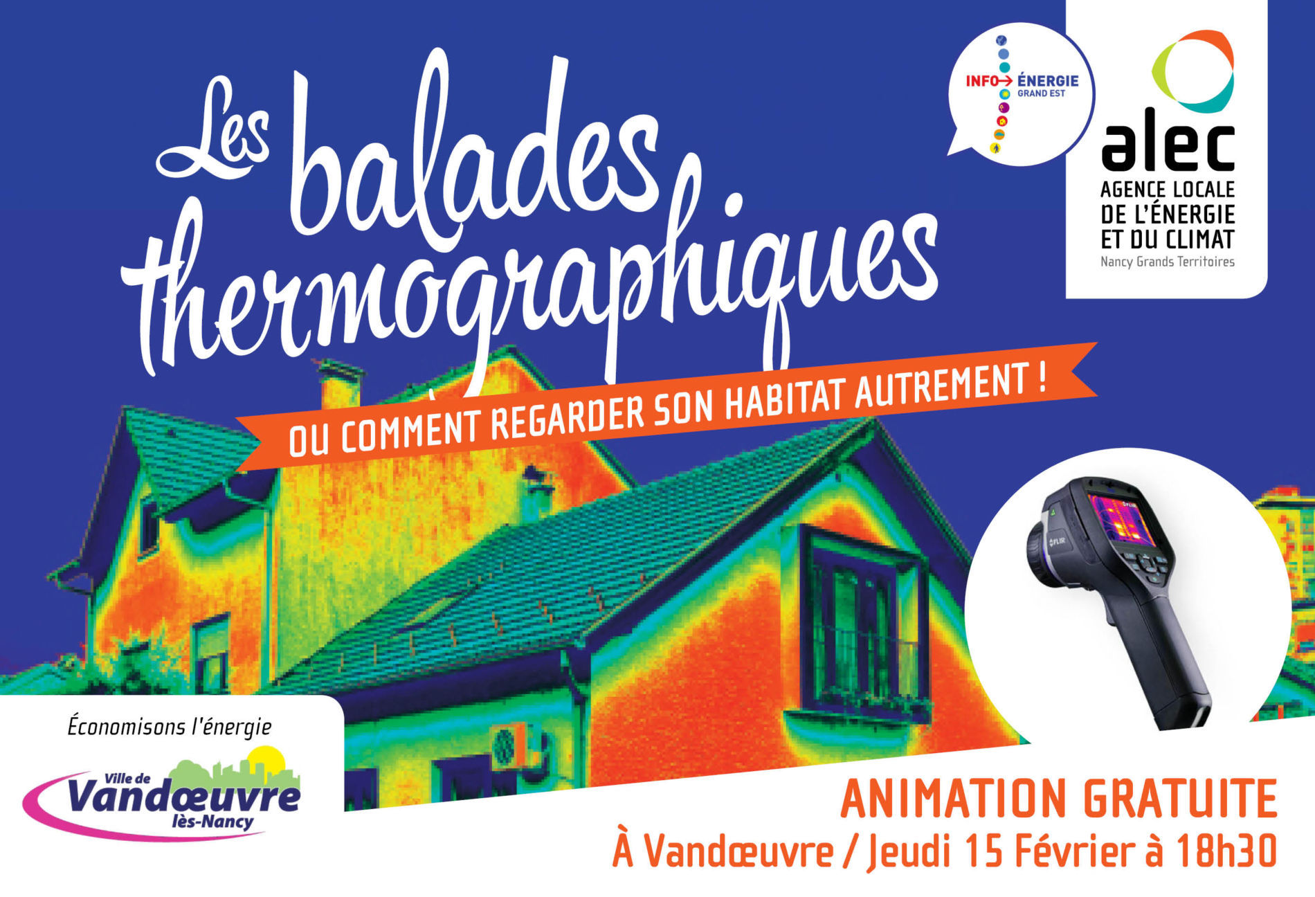 Balade thermographique Vandoeuvre-lès-Nancy