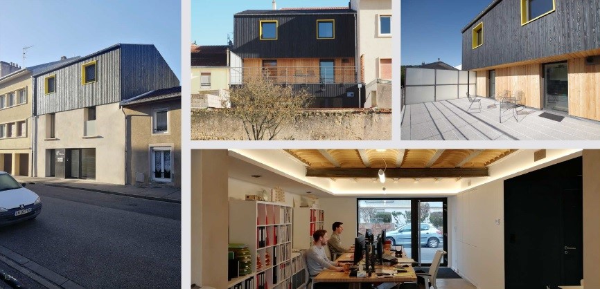 CONFÉRENCE EN LIGNE –  Présentation d’une rénovation et extension en bureaux et logement à Saint-Max (54)