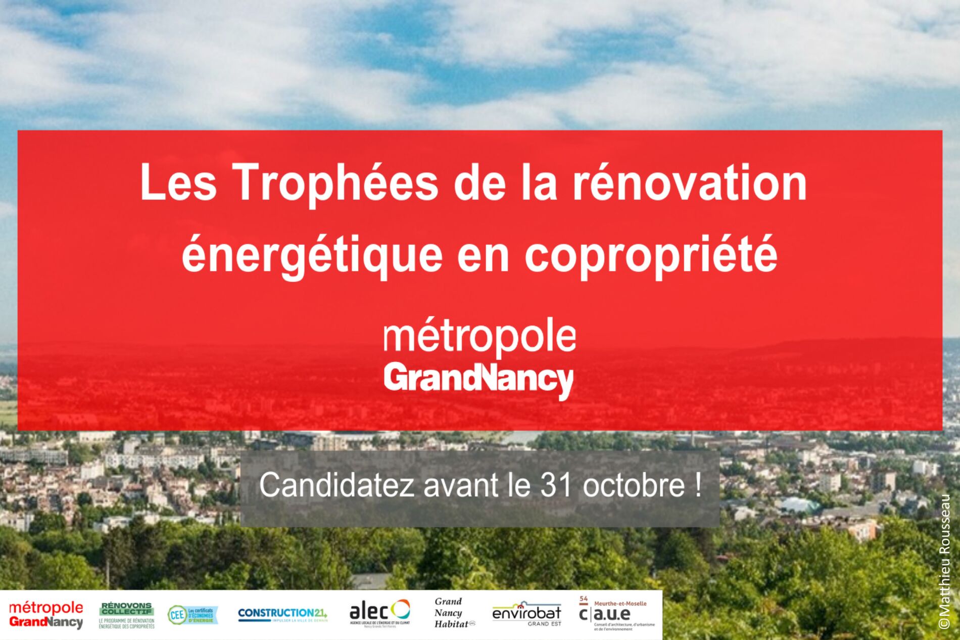 Lancement des Trophées de la rénovation énergétique en copropriété du Grand Nancy