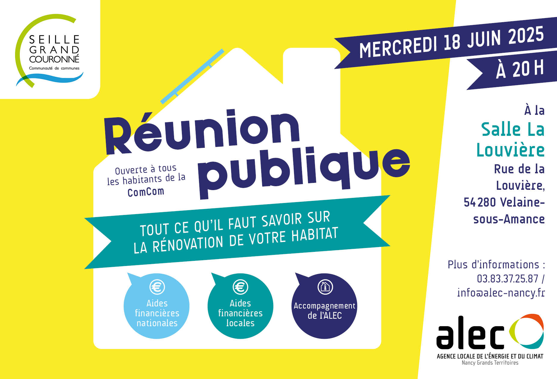 Réunion publique – Comcom Seille Grand Couronné